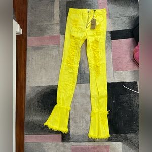 Fray What You Mean Flare Leg Jeans